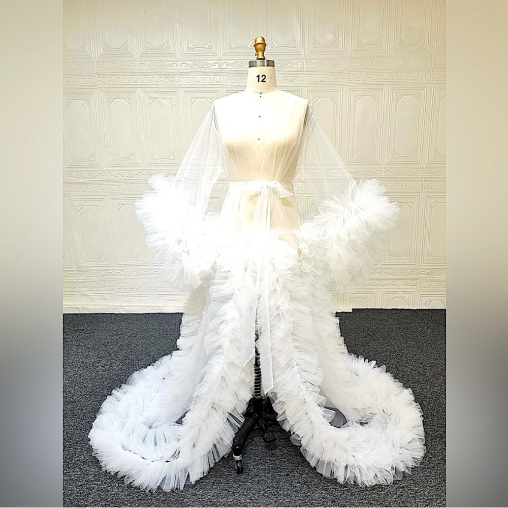 White Bridal Robe
